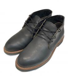 RED WING（レッドウィング）の古着「フォアマンチャッカブーツ」｜ブラック