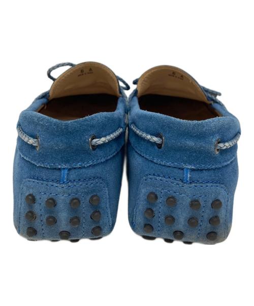TOD'S（トッズ）TOD'S (トッズ) スエードドライビングシューズ ブルー サイズ:６Aの古着・服飾アイテム