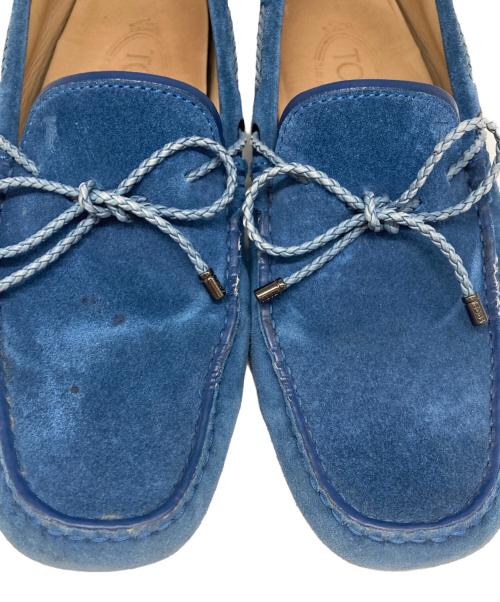 TOD'S（トッズ）TOD'S (トッズ) スエードドライビングシューズ ブルー サイズ:６Aの古着・服飾アイテム