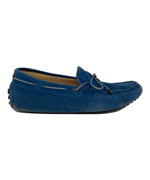 TOD'S（トッズ）TOD'S (トッズ) スエードドライビングシューズ ブルー サイズ:６Aの古着・服飾アイテム