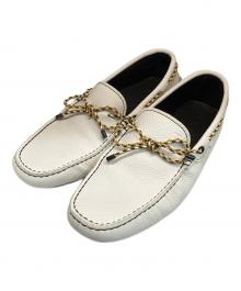 TOD'S（トッズ）の古着「ドライビングシューズ」｜ホワイト