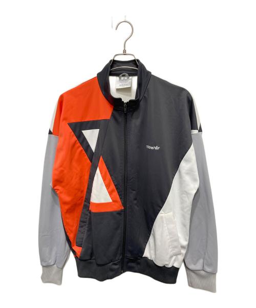 adidas（アディダス）adidas (アディダス) 80'sトラックジャケット グレー×オレンジ サイズ:D50の古着・服飾アイテム
