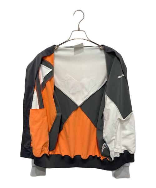 adidas（アディダス）adidas (アディダス) 80'sトラックジャケット グレー×オレンジ サイズ:D50の古着・服飾アイテム