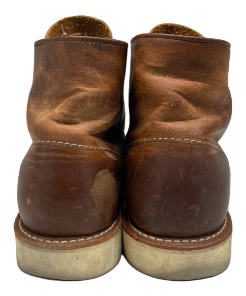 RED WING（レッドウィング）RED WING (レッドウィング) クラシックラウンドトゥ ワークブーツ ブラウン サイズ:US7 2/1の古着・服飾アイテム