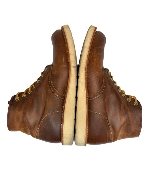 RED WING（レッドウィング）RED WING (レッドウィング) クラシックラウンドトゥ ワークブーツ ブラウン サイズ:US7 2/1の古着・服飾アイテム
