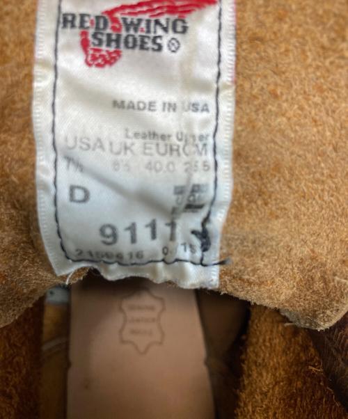 RED WING（レッドウィング）RED WING (レッドウィング) クラシックラウンドトゥ ワークブーツ ブラウン サイズ:US7 2/1の古着・服飾アイテム