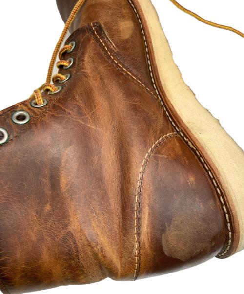 RED WING（レッドウィング）RED WING (レッドウィング) クラシックラウンドトゥ ワークブーツ ブラウン サイズ:US7 2/1の古着・服飾アイテム