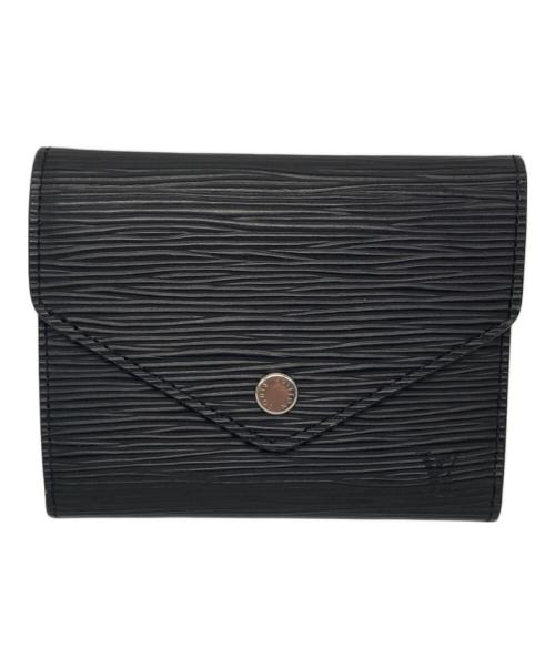 LOUIS VUITTON（ルイ ヴィトン）LOUIS VUITTON (ルイ ヴィトン) 3つ折り財布 ブラックの古着・服飾アイテム