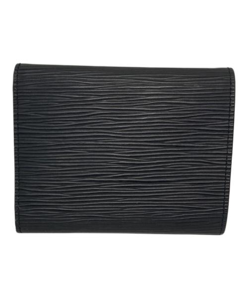 LOUIS VUITTON（ルイ ヴィトン）LOUIS VUITTON (ルイ ヴィトン) 3つ折り財布 ブラックの古着・服飾アイテム