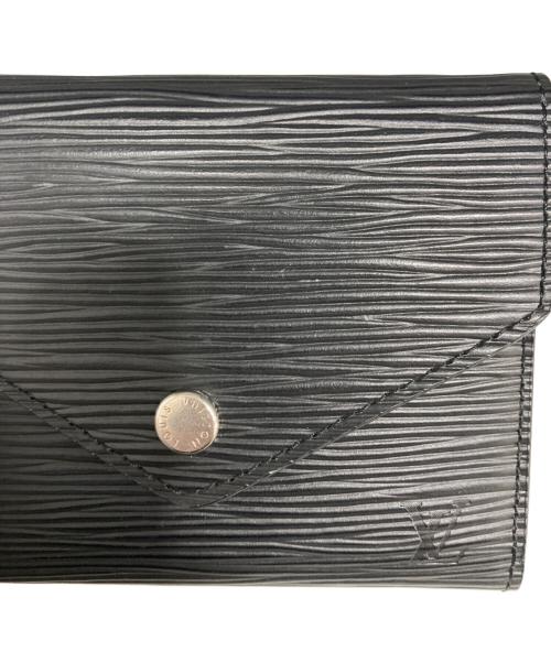 LOUIS VUITTON（ルイ ヴィトン）LOUIS VUITTON (ルイ ヴィトン) 3つ折り財布 ブラックの古着・服飾アイテム