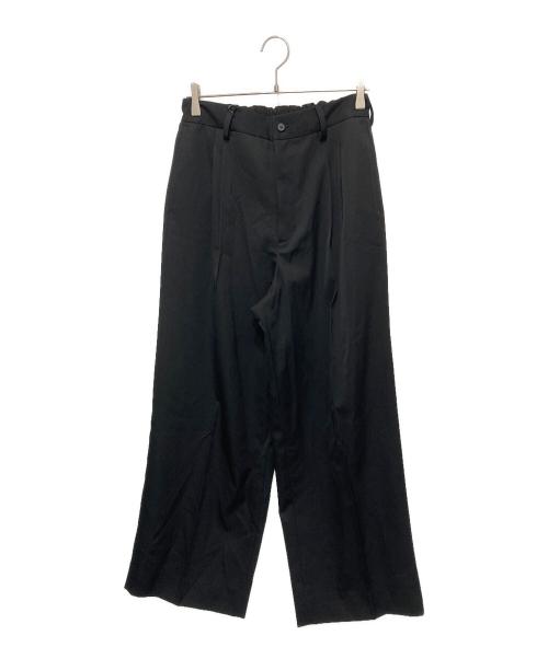 ssstein（シュタイン）ssstein (シュタイン) EASY LONG WIDE TROUSERS／イージーロングワイドトラウザーズ ブラック サイズ:Sの古着・服飾アイテム