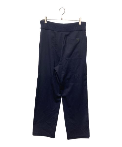 LOEWE（ロエベ）LOEWE (ロエベ) バックアナグラムパッチ リブウェスト スラックスパンツ ネイビー サイズ:46の古着・服飾アイテム