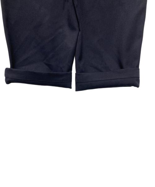 LOEWE（ロエベ）LOEWE (ロエベ) バックアナグラムパッチ リブウェスト スラックスパンツ ネイビー サイズ:46の古着・服飾アイテム