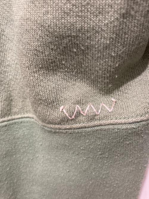 WMV VISVIM（ダブリューエムブイ ヴィズヴィム）WMV VISVIM (ダブリューエムブイ ヴィズヴィム) AMPLUS SWEAT L/S グリーンの古着・服飾アイテム