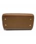 中古・古着 TORY BURCH (トリーバーチ) Thea ミニボストンバッグ ブラウン：10000円