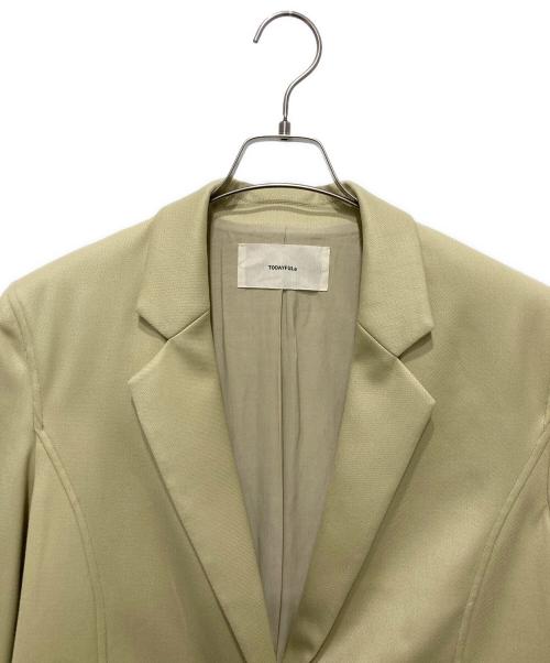 TODAYFUL（トゥデイフル）TODAYFUL (トゥデイフル) Wool Over Jacket グリーン サイズ:38の古着・服飾アイテム