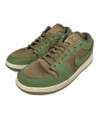 NIKEナイキ）の古着「Wmns Air Jordan 1 Low SE」｜グリーン