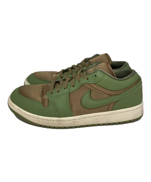 NIKE（ナイキ）NIKE (ナイキ) Wmns Air Jordan 1 Low SE グリーン サイズ:US9の古着・服飾アイテム
