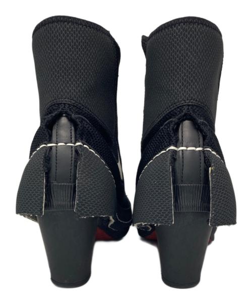 COMME des GARCONS（コムデギャルソン）COMME des GARCONS (コムデギャルソン) マチョマイハイトップヒール ブラック サイズ:24(箱に記載)の古着・服飾アイテム