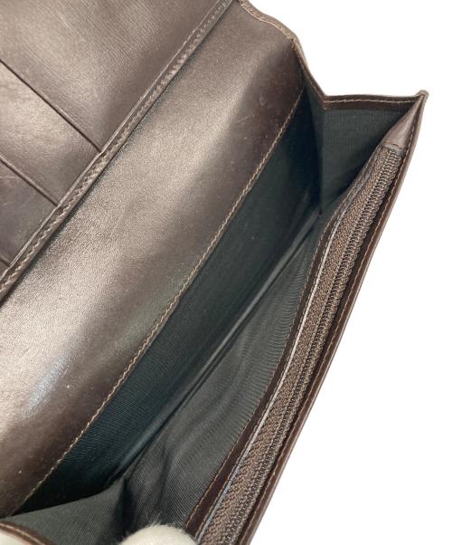 Salvatore Ferragamo（サルヴァトーレ フェラガモ）Salvatore Ferragamo (サルヴァトーレ フェラガモ) ガンチーニ長財布 ブラウンの古着・服飾アイテム