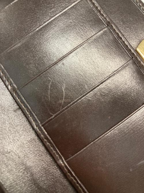 Salvatore Ferragamo（サルヴァトーレ フェラガモ）Salvatore Ferragamo (サルヴァトーレ フェラガモ) ガンチーニ長財布 ブラウンの古着・服飾アイテム