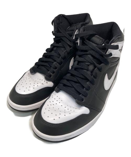 NIKE（ナイキ）NIKE (ナイキ) エアジョーダン1 レトロ ハイ OG ブラック×ホワイト サイズ:US9.5の古着・服飾アイテム