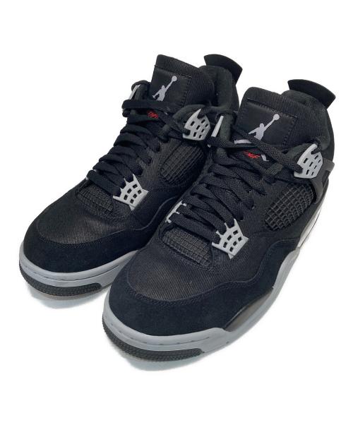 NIKE（ナイキ）NIKE (ナイキ) エアジョーダン4 SE ブラック サイズ:US9.5の古着・服飾アイテム