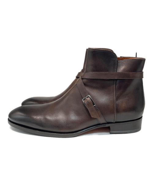 Santoni（サントーニ）Santoni (サントーニ) サイドジップブーツ ブラウン サイズ:UK9の古着・服飾アイテム
