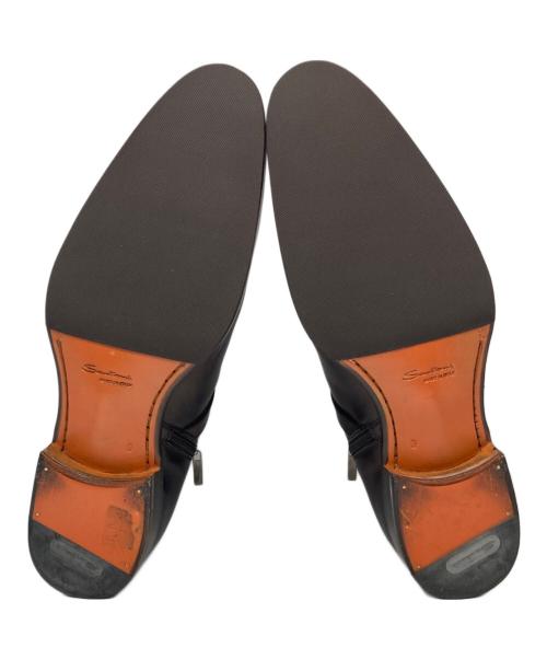Santoni（サントーニ）Santoni (サントーニ) サイドジップブーツ ブラウン サイズ:UK9の古着・服飾アイテム
