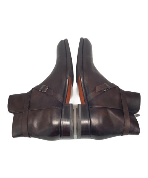 Santoni（サントーニ）Santoni (サントーニ) サイドジップブーツ ブラウン サイズ:UK9の古着・服飾アイテム