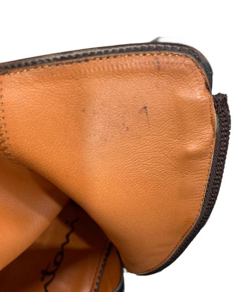 Santoni（サントーニ）Santoni (サントーニ) サイドジップブーツ ブラウン サイズ:UK9の古着・服飾アイテム