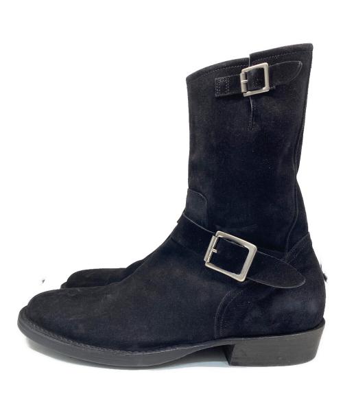 Rags McGREGOR（ラグスマックレガー）Rags McGREGOR (ラグスマックレガー) nonnative (ノンネイティブ) コラボバイカーブーツ ブラック サイズ:43の古着・服飾アイテム