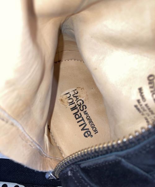 Rags McGREGOR（ラグスマックレガー）Rags McGREGOR (ラグスマックレガー) nonnative (ノンネイティブ) コラボバイカーブーツ ブラック サイズ:43の古着・服飾アイテム