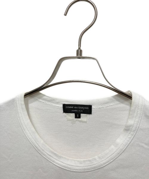COMME des GARCONS HOMME PLUS（コムデギャルソンオムプリュス）COMME des GARCONS HOMME PLUS (コムデギャルソンオムプリュス) ロングスリーブTシャツ ホワイト サイズ:Sの古着・服飾アイテム