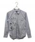 COMME des GARCONS HOMME DEUX（コムデギャルソン オム ドゥ）の古着「ストライプシャツ」｜ブルー