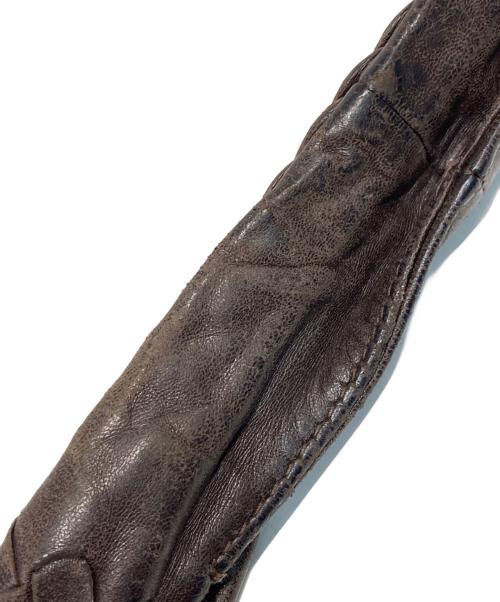 BOTTEGA VENETA（ボッテガベネタ）BOTTEGA VENETA (ボッテガベネタ) イントレチャートホーボーバッグ ブラウンの古着・服飾アイテム