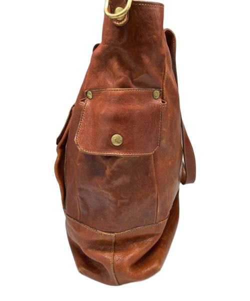 IL BISONTE（イル ビゾンテ）IL BISONTE (イル ビゾンテ) 2WAYレザートートバッグ ブラウンの古着・服飾アイテム