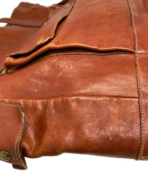 IL BISONTE（イル ビゾンテ）IL BISONTE (イル ビゾンテ) 2WAYレザートートバッグ ブラウンの古着・服飾アイテム