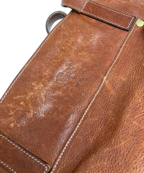 IL BISONTE（イル ビゾンテ）IL BISONTE (イル ビゾンテ) 2WAYレザートートバッグ ブラウンの古着・服飾アイテム