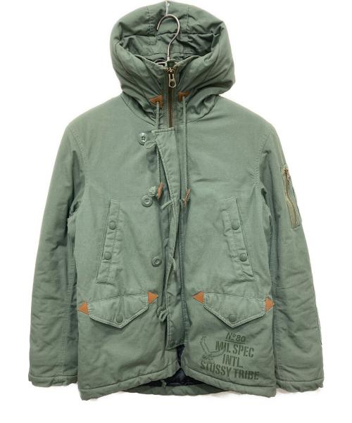 stussy（ステューシー）stussy (ステューシー) N‐3Bミリタリージャケット カーキ サイズ:Sの古着・服飾アイテム