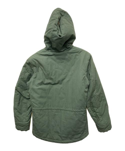 stussy（ステューシー）stussy (ステューシー) N‐3Bミリタリージャケット カーキ サイズ:Sの古着・服飾アイテム