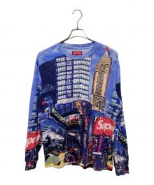 SUPREME（シュプリーム）の古着「Skyline Sequin L/S Top」｜スカイブルー