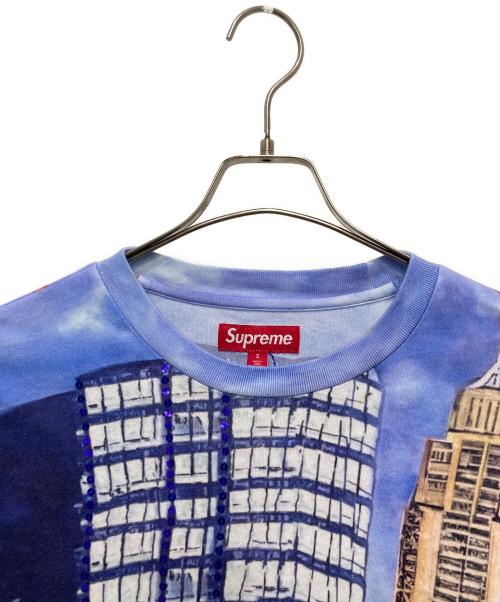 SUPREME（シュプリーム）SUPREME (シュプリーム) Skyline Sequin L/S Top スカイブルー サイズ:Sの古着・服飾アイテム