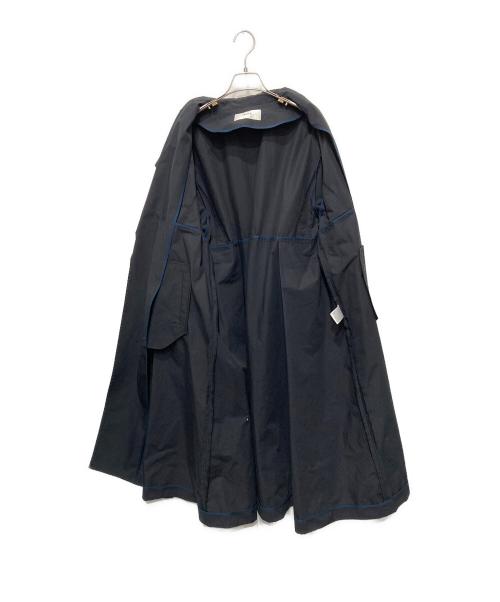 avie（アビィ）avie (アビィ) LC/LLL 別注ボリュームスリーブタックコート ブラック サイズ:38の古着・服飾アイテム