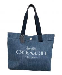 COACH（コーチ）の古着「デニムトートバッグ」｜インディゴ