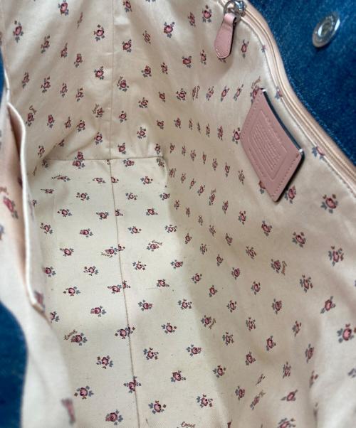 COACH（コーチ）COACH (コーチ) デニムトートバッグ インディゴの古着・服飾アイテム