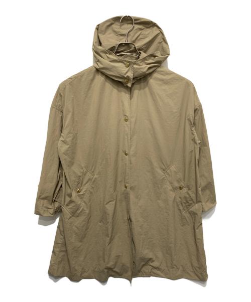 Traditional Weatherwear（トラディショナルウェザーウェア）Traditional Weatherwear (トラディショナルウェザーウェア) パッカブル マールトン フード コート ベージュ サイズ:34の古着・服飾アイテム
