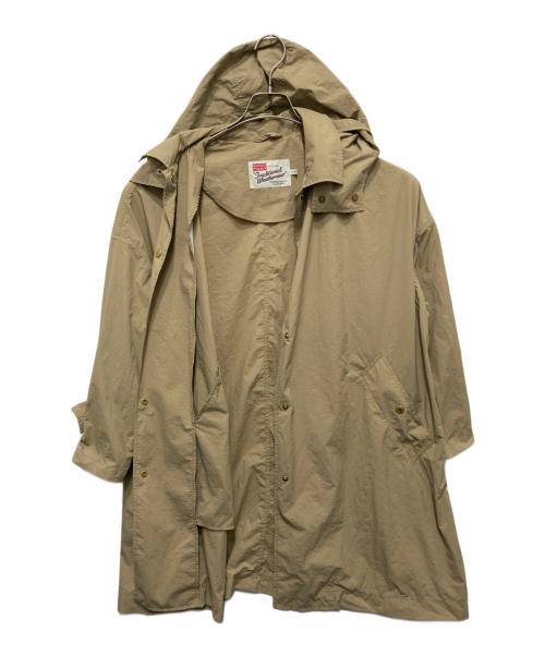 Traditional Weatherwear（トラディショナルウェザーウェア）Traditional Weatherwear (トラディショナルウェザーウェア) パッカブル マールトン フード コート ベージュ サイズ:34の古着・服飾アイテム