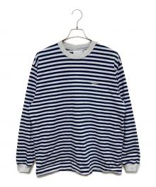 everyone×REEBOK（エブリワン×リーボック）の古着「CLASSIC BORDER LONG SLEEVE TEE／クラシック ボーダー ロングスリーブ Tシャツ」｜グレー