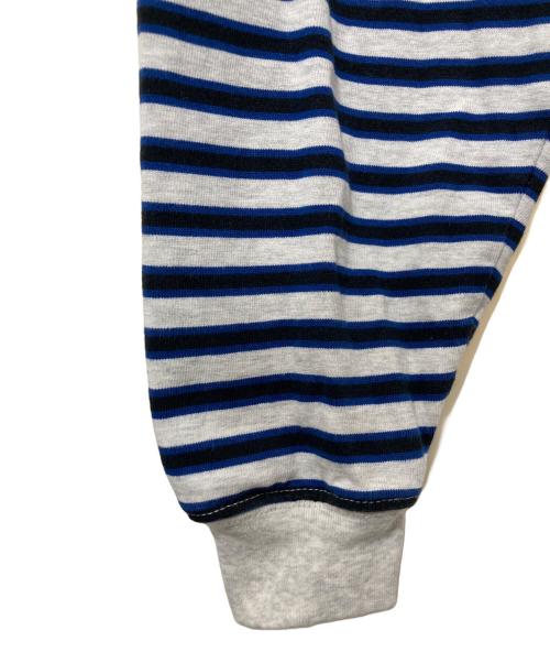 everyone（エブリワン）everyone (エブリワン) REEBOK (リーボック) CLASSIC BORDER LONG SLEEVE TEE／クラシック ボーダー ロングスリーブ Tシャツ グレー サイズ:Ⅼの古着・服飾アイテム